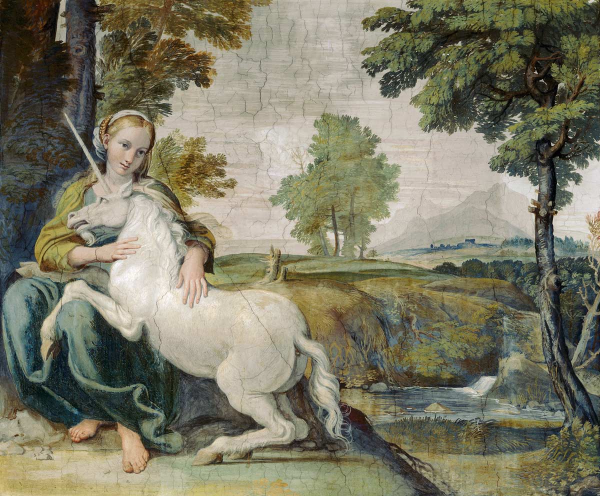 A Virgin with a Unicorn