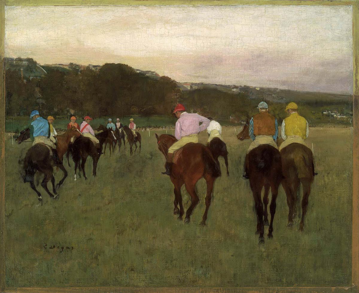 Edgar Degas, Race Horses At Longchamp