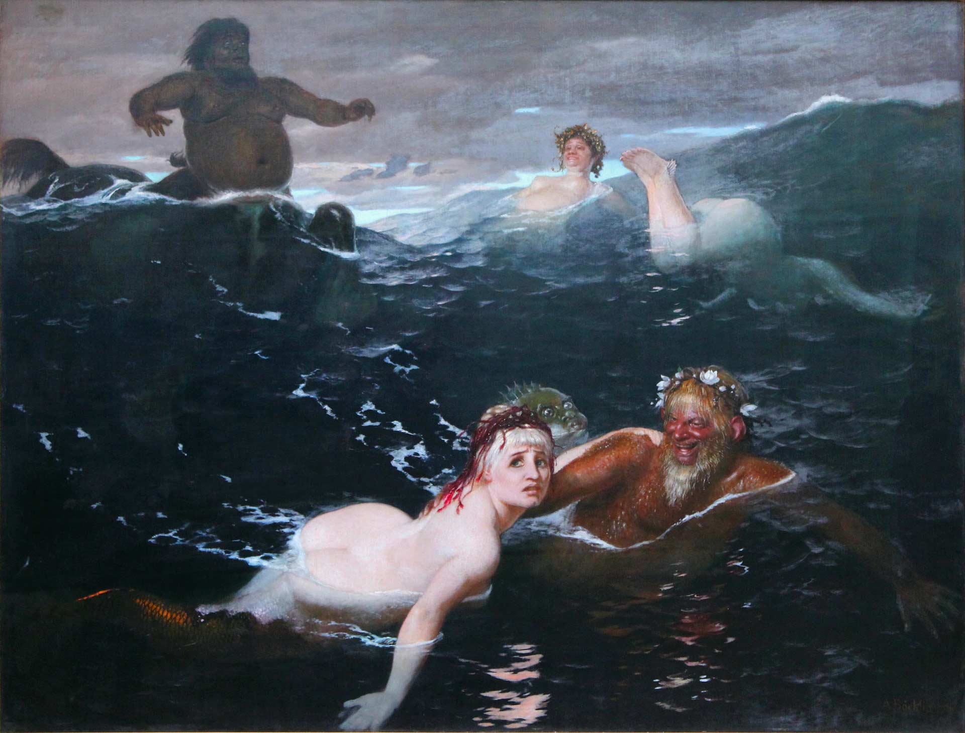 Arnold Boecklin, Spiel der Wellen, 1883