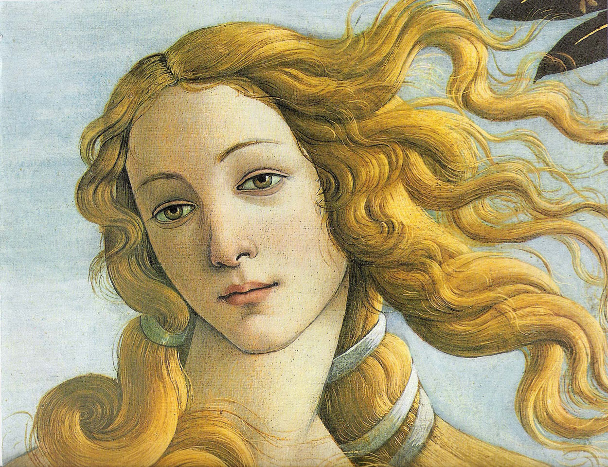 Sandro Botticelli: The Birth of Venus (detail)