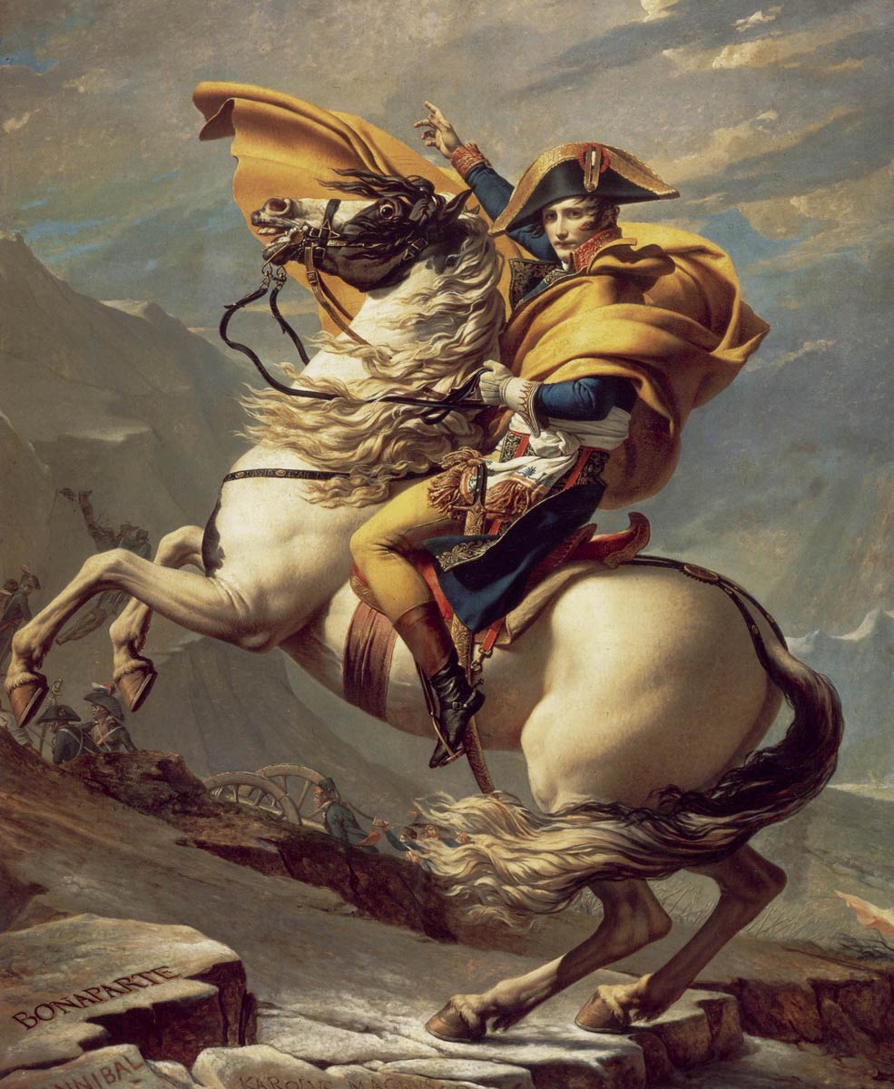 Jacques Louis David, Napoleon Crossing the Alps