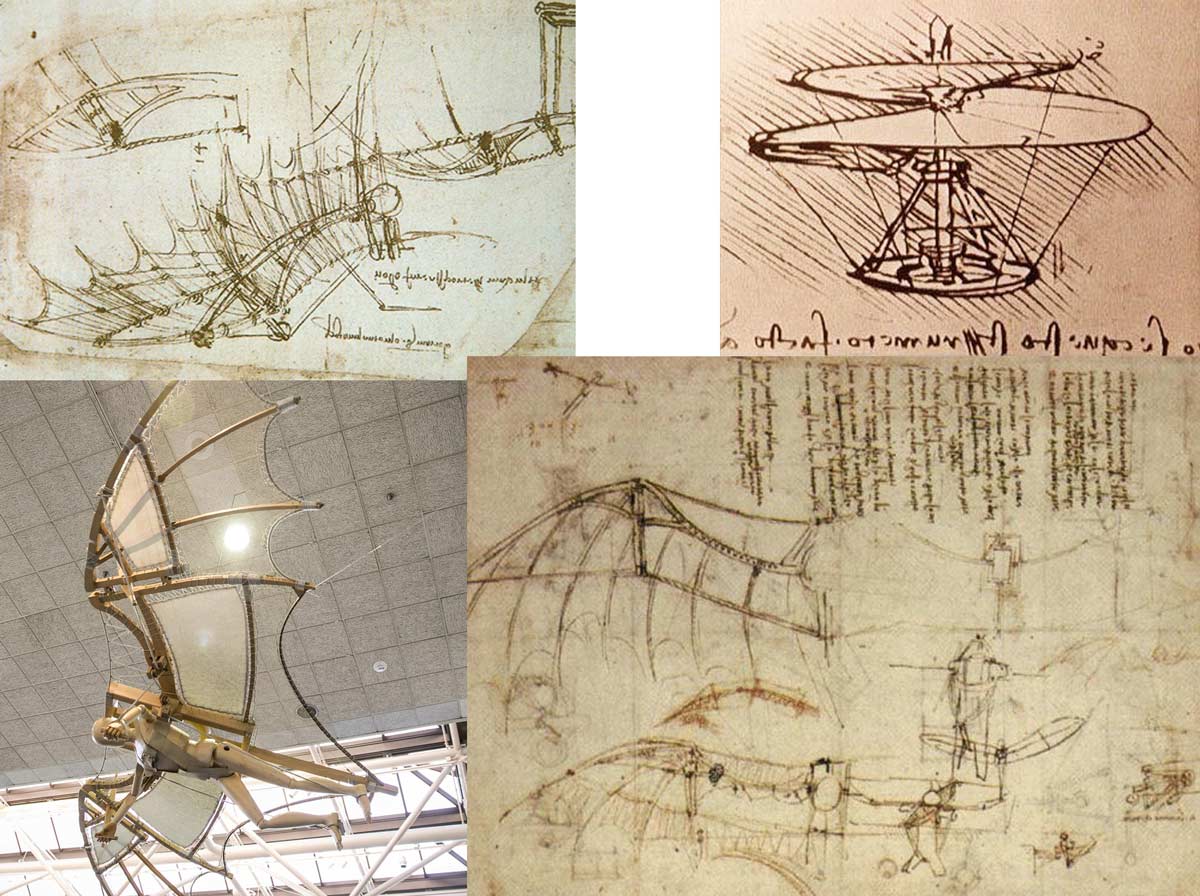 Leonardo Da Vinci - Flying Machines